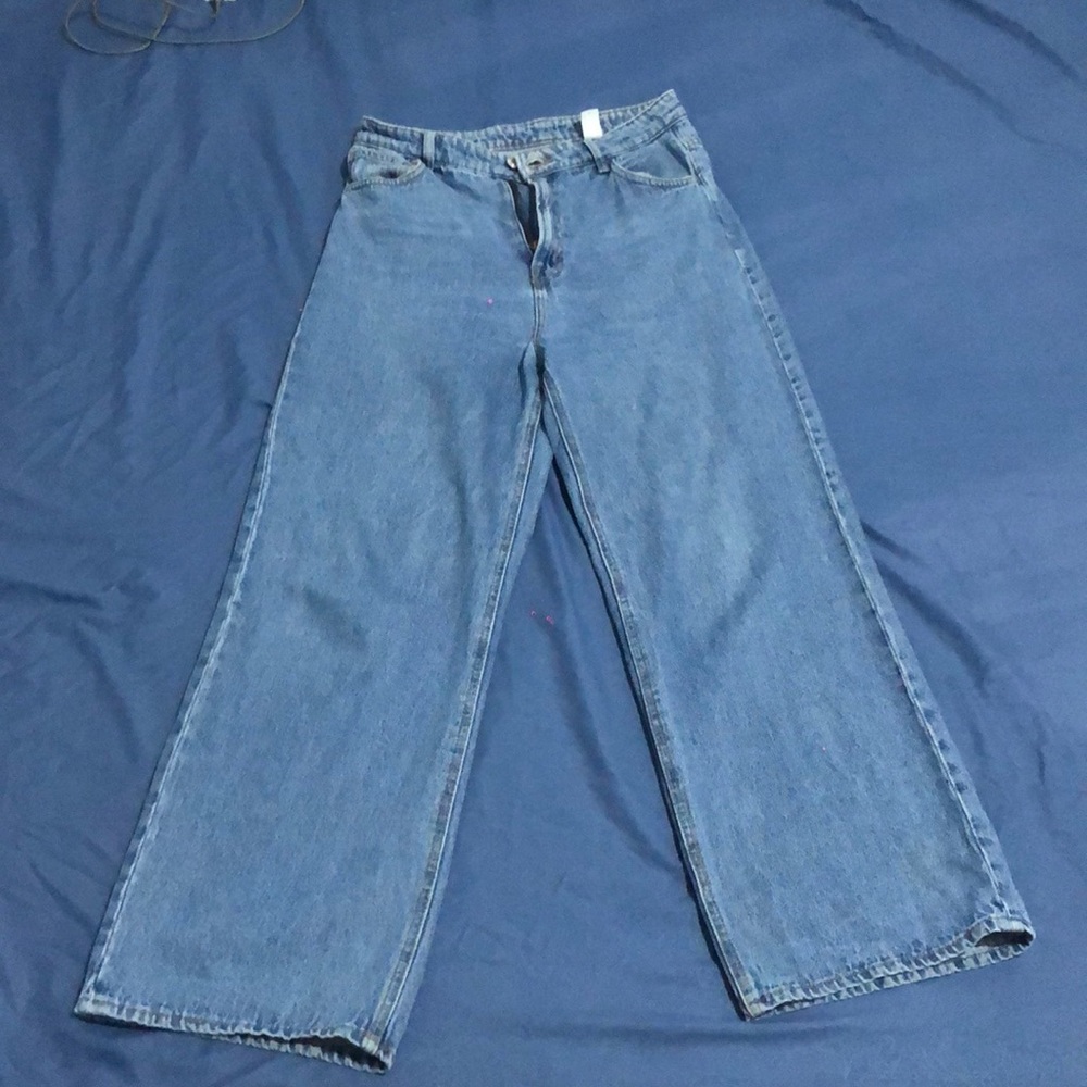 Women's straight jeans and trousers in summer